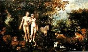 Hans Rottenhammer adam och eva i paradiset Spain oil painting artist